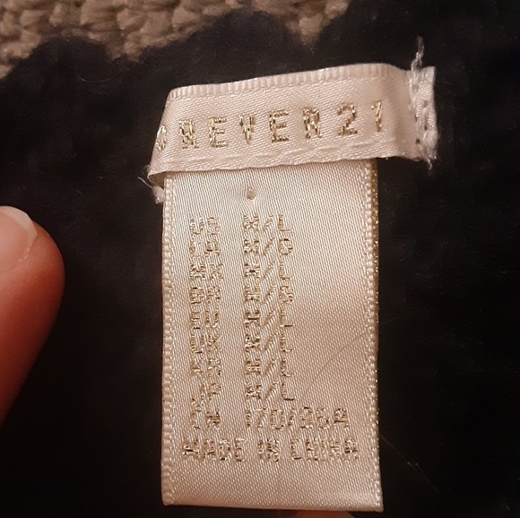 Forever 21 Blue/Grey/White Fringe Poncho- Unisex- One Size - Picture 6 of 7